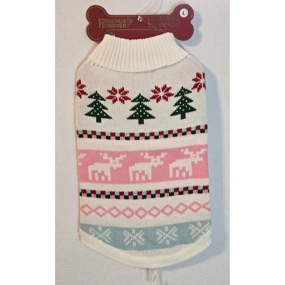 New‎ Nordic Design Dog Sweater Large New